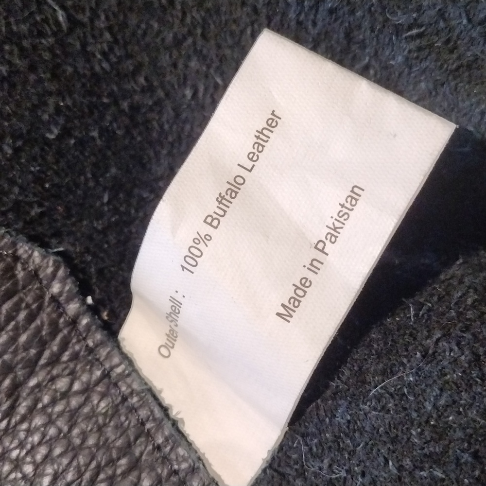 BLACK BRAND MOTORCYCLE CLOTHING WOMEN'S XL CHAPS BUFFALO LEATHER - Picture 4 of 12